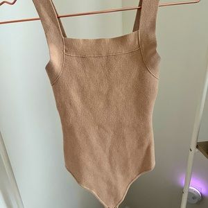 A&F sweater tank top body suit
